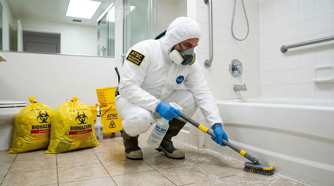 Decontamination equipment deployed for Blood Cleanup in Hallandale Beach